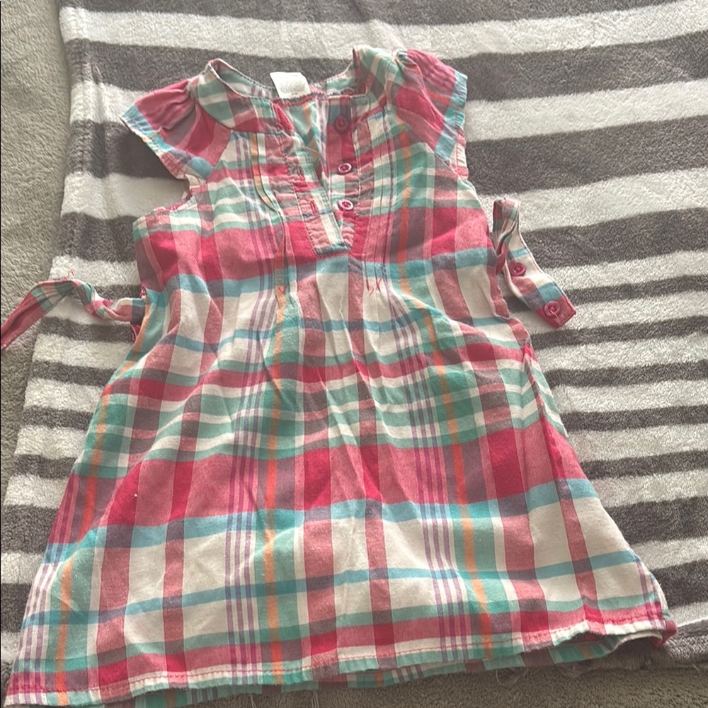 Plaid Sleeveless Dress